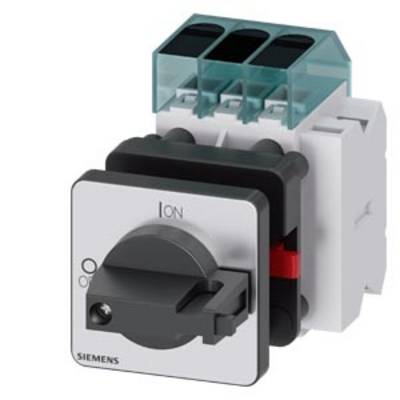 Lastseparationsbrytare Svart 3-polig 16 mm² 40 A 1 NO, 1 NC 690 V/AC Siemens 3LD33501TK11