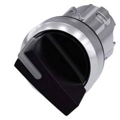Siemens 3SU10522BC100AA0 3SU1052-2BC10-0AA0 Spakbrytare Vred Svart 1 x 45 ° 1 st