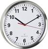 TFA Dostmann 60.3529.02 DCF Väggklocka 22 cm x 45 mm Aluminium Smygande urverk (tystgående), Energisparfunktion