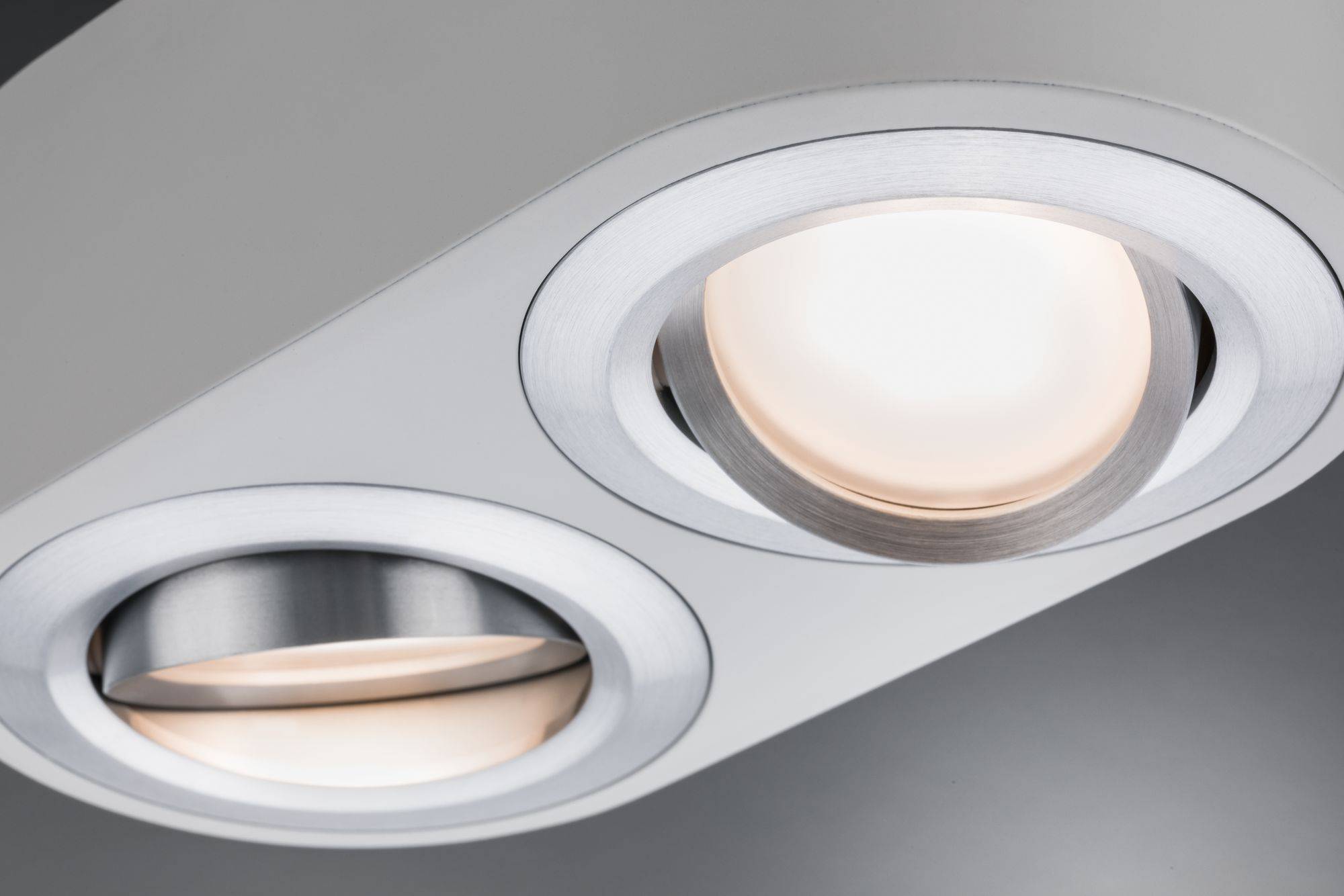 Paulmann 79709 Argun LED-takbelysning 9.6 W Aluminium (borstad), Matt vit