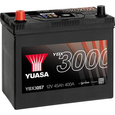 Yuasa SMF YBX3057 Bilbatteri 45 Ah