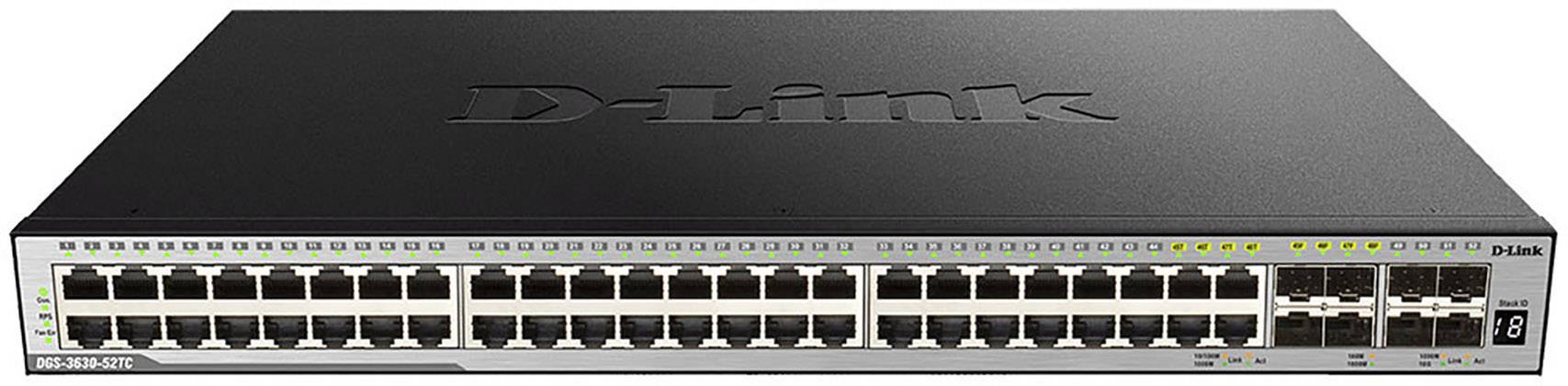 D-Link DGS-3630-52TC/SI D-LINK 52-Port Layer 3 Gigabit Stack Nätverks-switch