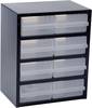 raaco 250/8-2 Smådelsmagasin (L x B x H) 255 x 357 x 435 mm Antal fack: 8 rörlig underavdelning Innehåll 1 st