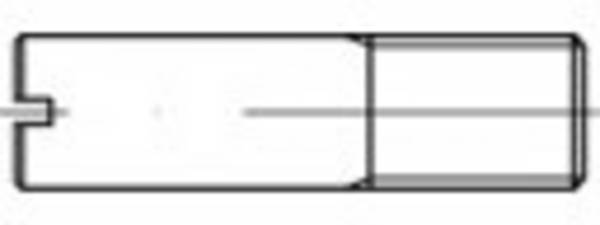 TOOLCRAFT  TO-5363271 Skaftskruvar  M5 Rostfritt stål A1 100 st