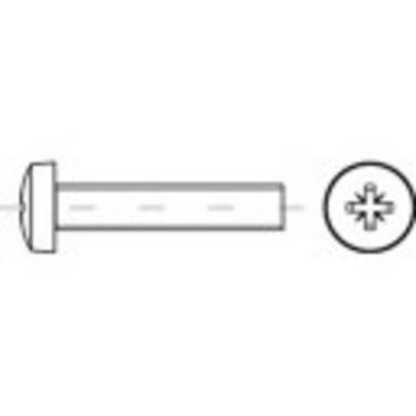 TOOLCRAFT  TO-5375100 Skruv linsformad M6 40 mm Stjärnskruvmejsel Philips    Rostfritt stål A2 200 st