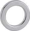 Maul Neodymmagnet MAUL (Ø x H) 12 mm x 1.5 mm Ring Silver 10 st 6168396