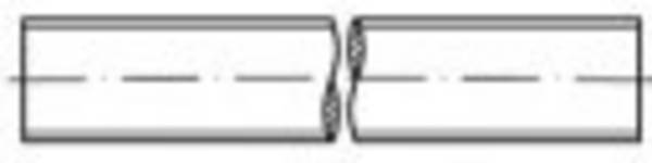 TOOLCRAFT TO-5450958  Gängad stång M20 1 m Mässing  1 st