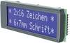 DISPLAY VISIONS LCD-display Vit Blå (B x H x D) 75 x 26.8 x 10.8 mm EAP162-DN3LW