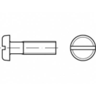 TOOLCRAFT TO-5452050 Försänkt skruv M5 40 mm Spår Mässing 200 st
