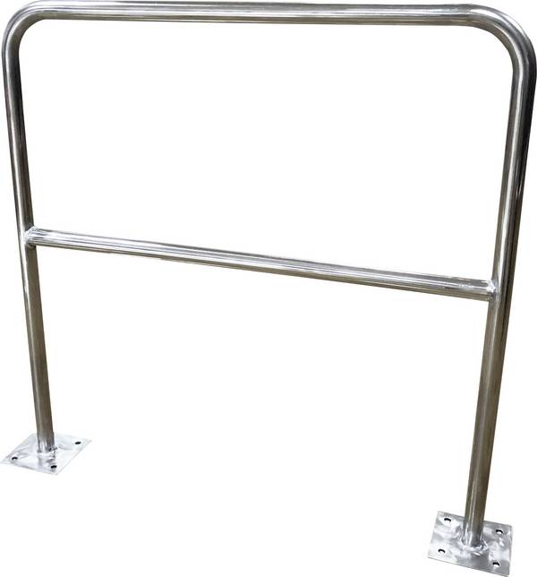 VISO BAR415INOX Säkerhetsräcke i stål med bottenplatta (Ø x H) 40 mm x 1000 mm