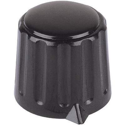 Mentor 4309.6131 4309.6131 Vridknapp med pekare Svart (Ø x H) 15 mm x 16 mm 1 st