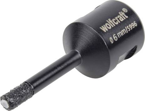 Wolfcraft  5996000 Hålsåg 1 st 6 mm diamant-försedd 1 st