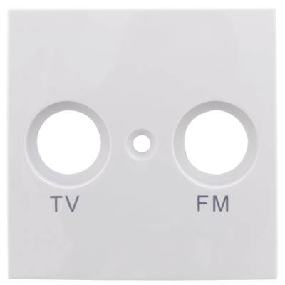 REV Vippa/centrumplatta TV/Radio Studio Vit 0208630106 1 st