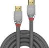 LINDY HDMI Anslutningskabel HDMI-A-kontakt, HDMI-A-kontakt 7.50 m Grå 37875 4K UHD HDMI-kabel