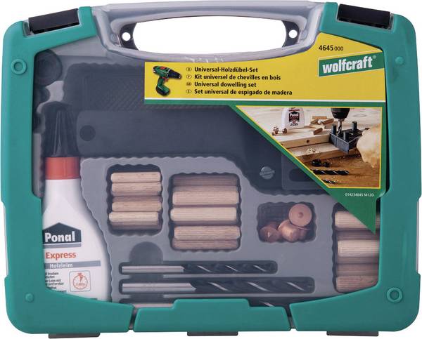 Wolfcraft 4645000 4645000 Plugg-set   1 st