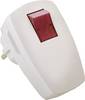 AS Schwabe 45034 Stickpropp Plast med switch 230 V Vit IP20