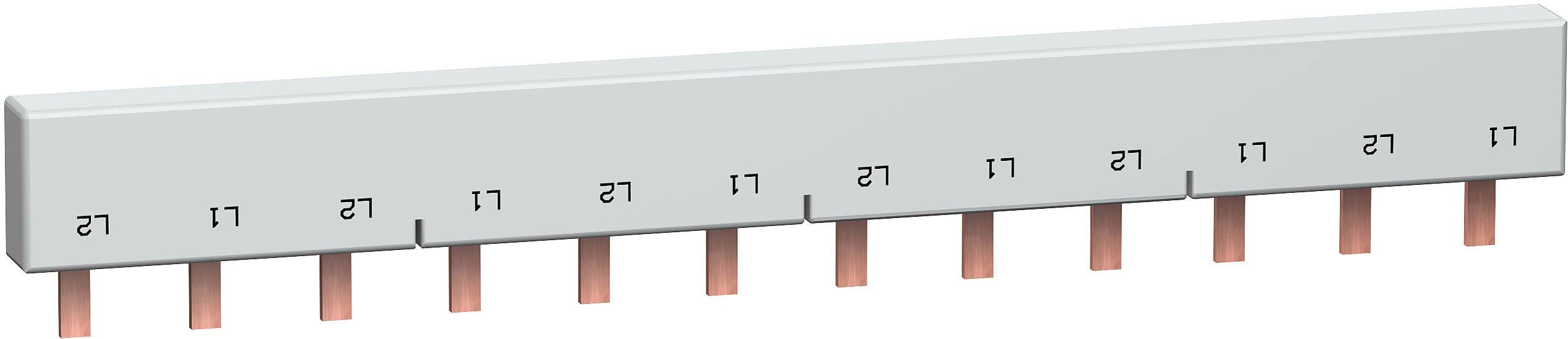 Schneider Electric 10286 Schneider 10286 fasskena stall för C60 Phase busbar Ljusgrå 2-polig 100 A 1 st