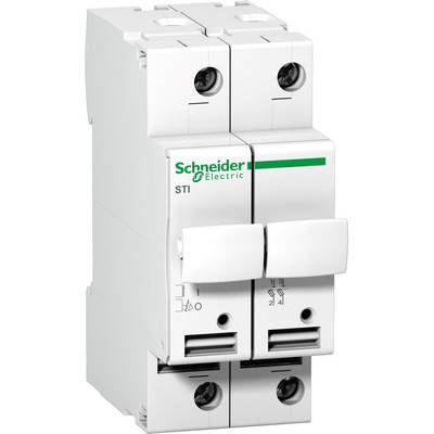 Schneider Electric effektbrytare med två omkopplare, lämplig för styrning av strömkretsar.