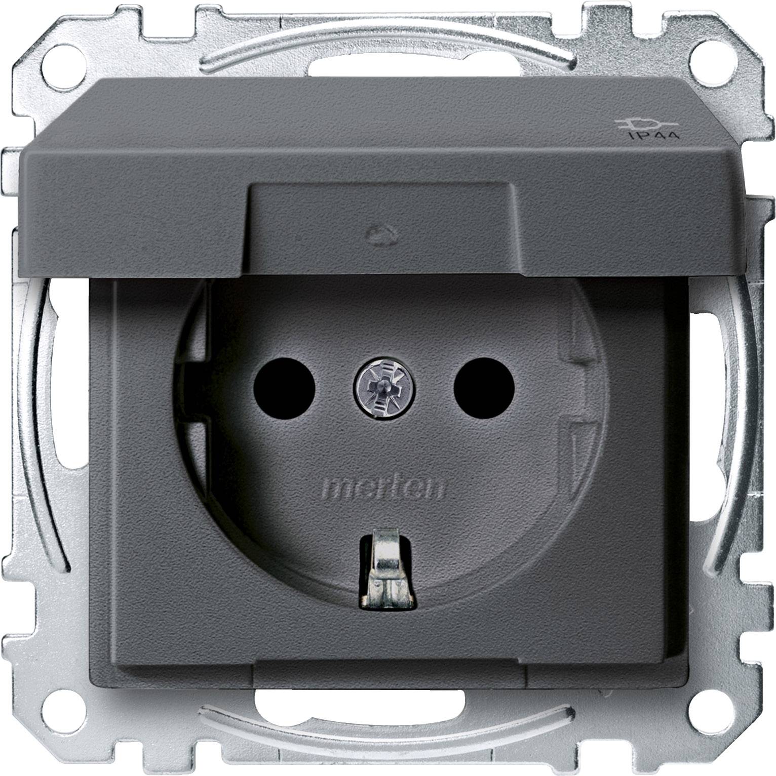 Розетка встраиваемая уличная. Розетка Schuko с крышкой Schneider Electric Merten System m, антрацит mtn2314-0414. Glossa розетка с заземлением со шторками с крышкой ip20 антрацит в. Розетки Шнайдер антрацит. Розетка Schneider Electric Рондо ra16-227b-bi,16а, с заземлением, белый.