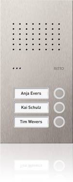 Ritto by Schneider  RGE1810325    Porttelefon  Sladd  Utomhusenhet    Rostfritt stål