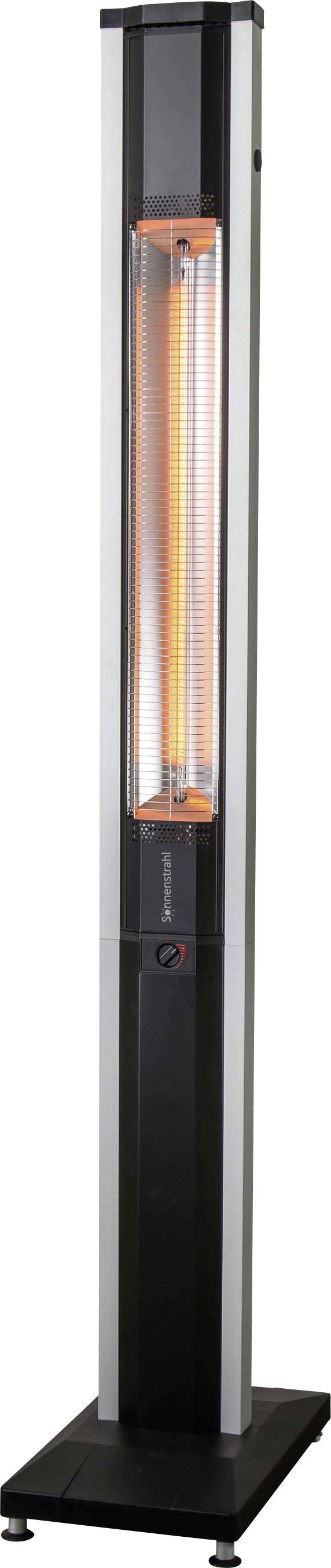 Silva Homeline 510020 Kortvågs Infravärmare 1800 W Silver (matt), Svart