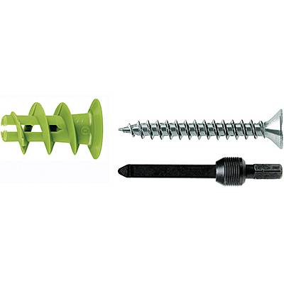 Fischer 524869 Plugg för gipsskivor 35 mm 4.5 mm 45 st