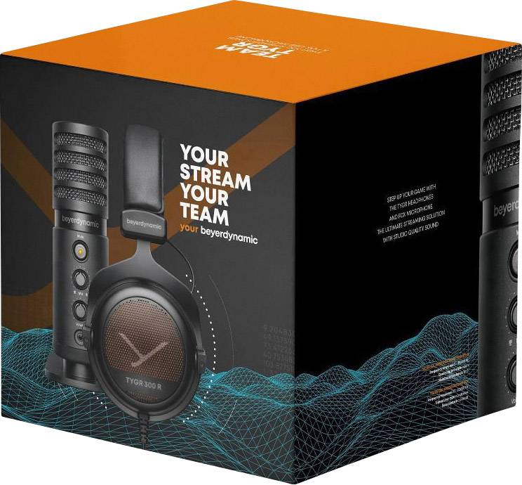 beyerdynamic TEAM TYGR Spel Over Ear-hörlurar Sladd Stereo Svart-2