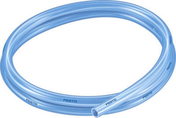 FESTO Tryckluftsslang 8048701-1 PUN-H-10X1,5-TBL Termoplastisk elastomer Genomskinlig, Blå Inre diameter: 7 mm 10 bar Metervara