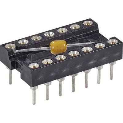 MPE Garry 001-3-008-3-B1STF-XT0 MPQ 08.3 STG B 100 NFU IC-sockel Rastermått: 7.62 mm Antal poler: 8 Precisions-kontakt,