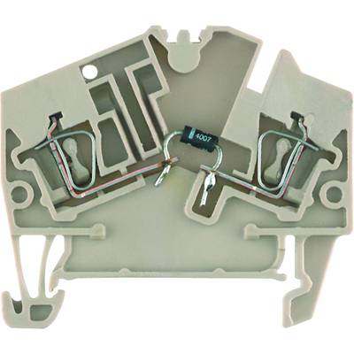 Weidmüller 1779000000 Komponentradklämma Fjäder Mörkbeige 20 st