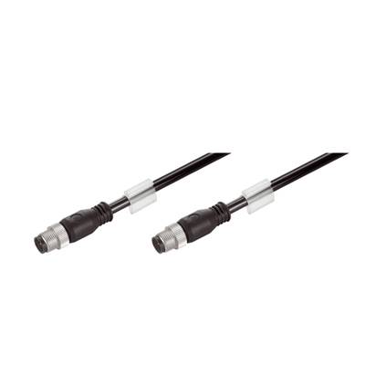 Weidmüller 1010850200 Sensor/ställdon-datakontakt, konfektionerad M12 Kontakt hane rak 1 st
