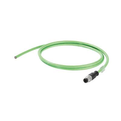 Weidmüller 1025940015 Sensor/ställdon-datakontakt, konfektionerad M12 Kontakt hane rak 1 st