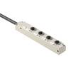 Weidmüller SAI-4-F 4P M12 L 5M 1070650000 Sensor/ställdon passiv M12 fördelare med metallgänga 1 st