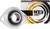 Metalliskt lager med rektangulär bas bredvid en förpackning med 'HTB High Technology Bearings'-logotyp i moderna gul- och svarttonaler.