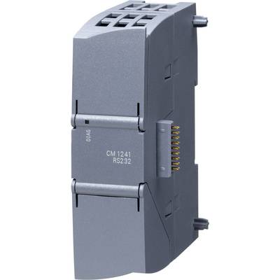 Ett RS232-kommunikationsmodul med beteckningen 'CM 1241', använt för seriell dataöverföring i automatiseringssystem.