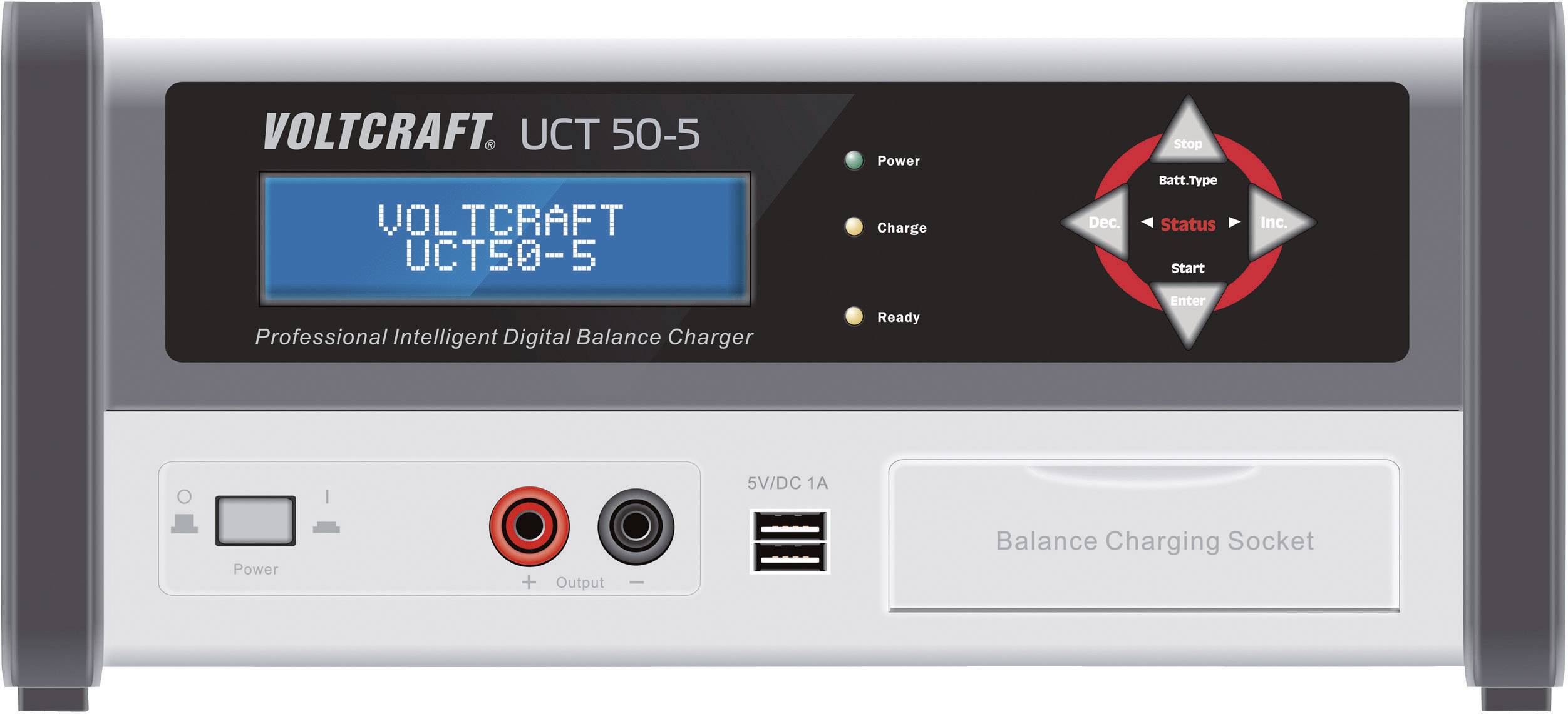VOLTCRAFT UCT 50-5 RC-batteriladdare NiMH, NiCd, Bly-syra, Bly-gel, Bly AGM, LiPo-0