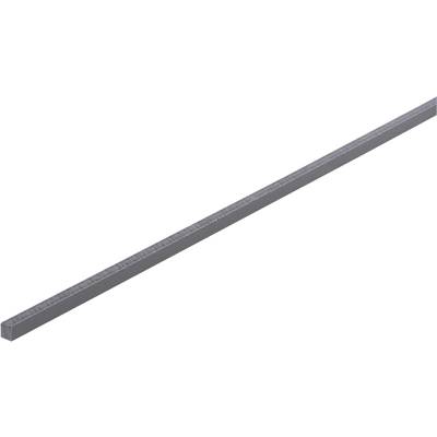 PVC Fyrkantig Profil (L x B x H) 500 x 5 x 5 mm 1 st