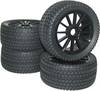 Reely 1:8 Buggy Kompletta hjul Street 12 ekrar Svart 4 st