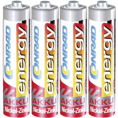 Conrad energy HR03 Laddbart batteri AAA (R03) NiZn 550 mAh 1.6 V 4 st