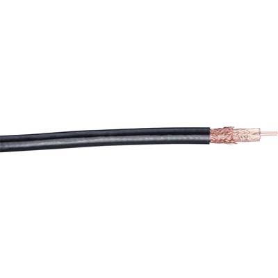 SSB Electronic 60600 Koaxialkabel Ytterdiameter: 10.20 mm AIRCOM PREMIUM 50 Ω 75 dB Svart Metervara