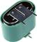 Grön elektrisk knappcell med två utskjutande metallflärpar, lämplig för elektroniska enheter eller batteribyte.