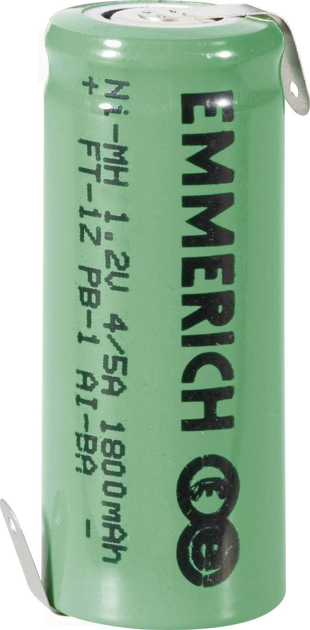 Specialbatteri laddbart 4/5 A Z-lödfana NiMH Emmerich 1.2 V 1800 mAh 1 st
