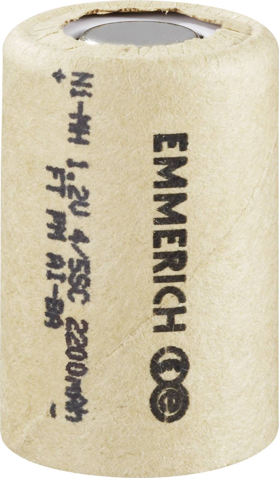 Emmerich 4/5 SUB C Specialbatteri laddbart 4/5 Sub-C Flat-Top NiMH 1.2 V 2200 mAh