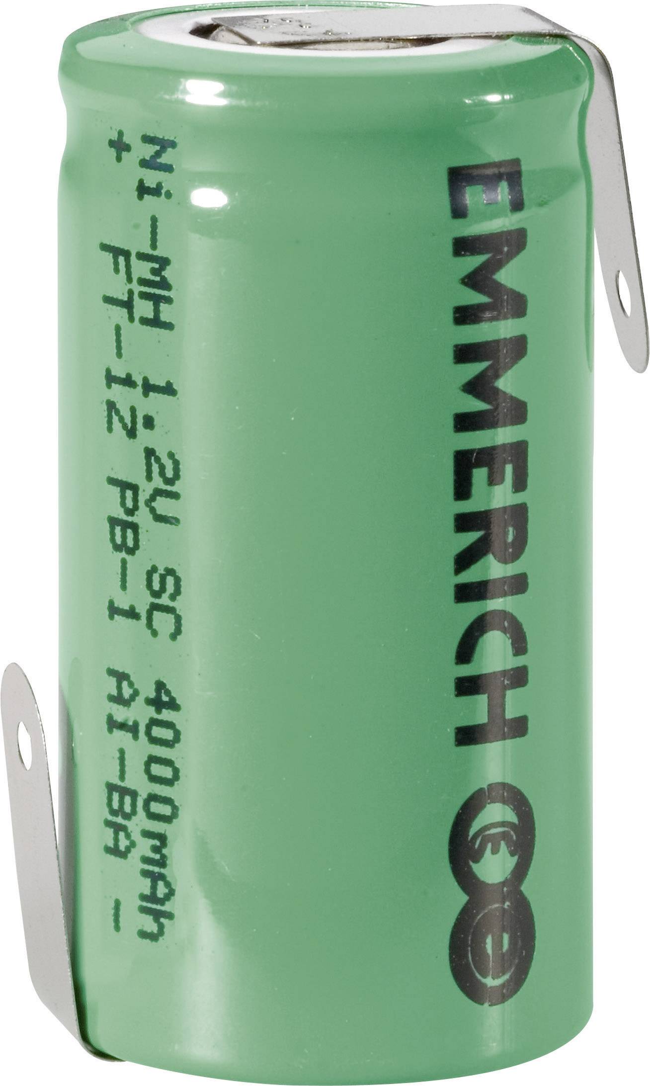 Emmerich SUB C ZLF Specialbatteri laddbart Sub-C Z-lödfana NiMH 1.2 V 4000 mAh