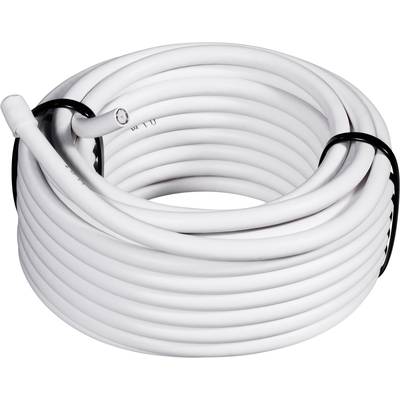 TRU COMPONENTS 1562132 Koaxialkabel Ytterdiameter: 6.60 mm RG6 /U 75 Ω 65 dB Vit 100 m