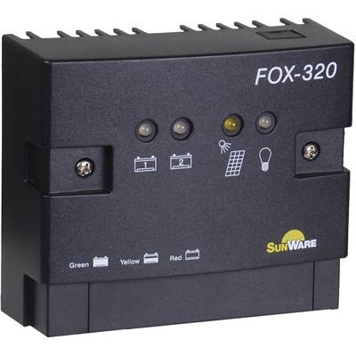 SunWare Fox-320 Solenergi laddningsstyrenhet PWM 12 V, 24 V 20 A