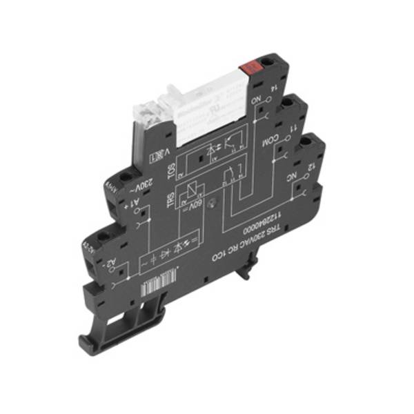 Weidmüller TRS 230VAC RC 1CO Koppar-relä 230 V/AC 6 A 1 switch 10 st