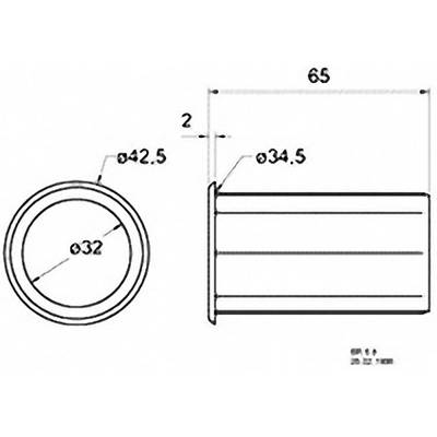 Visaton 5212 Basreflexrör 65 mm