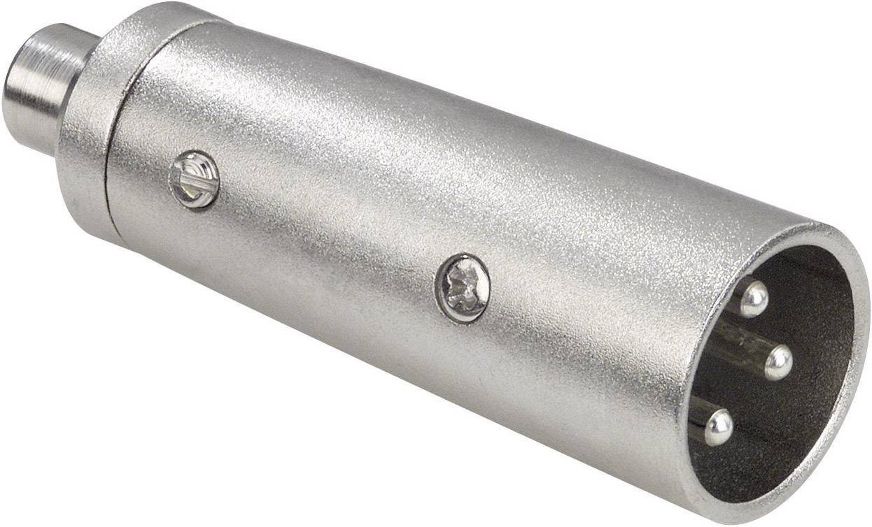 Paccs Audio Adapter [1x XLR-hankontakt - 1x RCA-hona] Silver