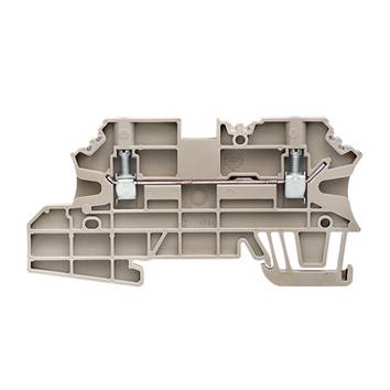 Weidmüller 1143070000 Genomggångsradklämma  Skruv  Mörkbeige 50 st Piece